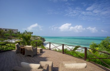 Enjoy uninterrupted views of the Indian Ocean from the bar terrace.